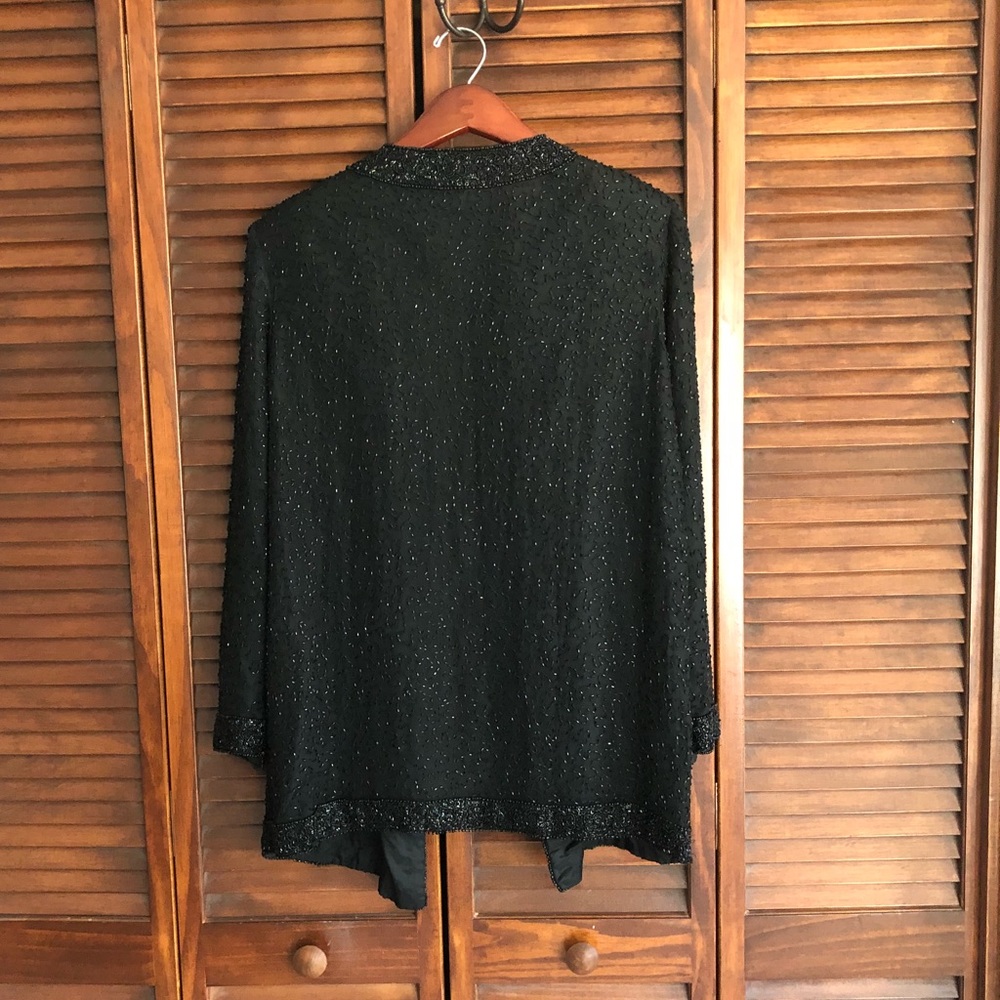 LAST CHANCE Stunning Vintage Beaded Long Top - Picture 4 of 8